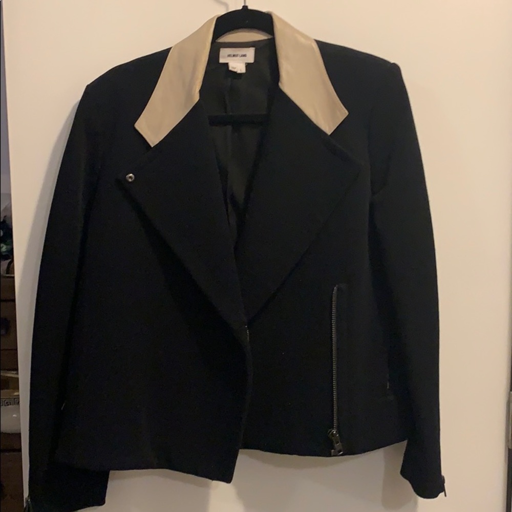 Gorgeous and Warm Helmut Lang Moto Jacket SZ L